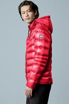 Chamarras Canada Goose Hombre México - Crofton Chaqueta De Plumas Rojos TH4523089
